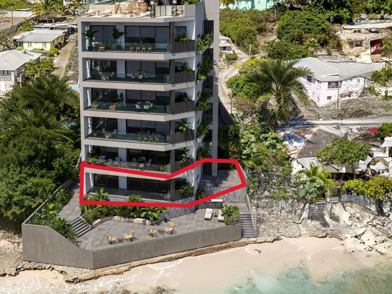 Dolce Vita - Ground Floor , Beach Front , St James , West Coast  