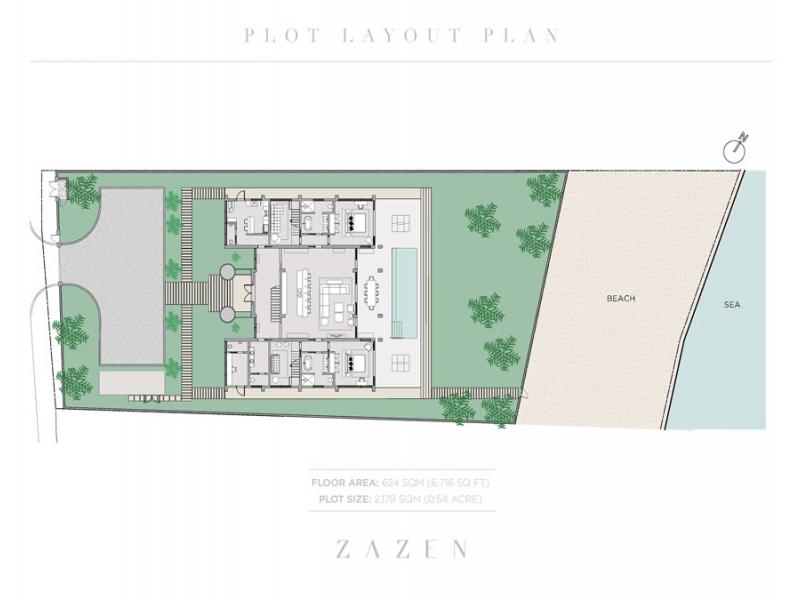 Zazen - Beachfront  , Beach Front , East Coast  